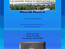 Tablet Screenshot of glasgowpd.net
